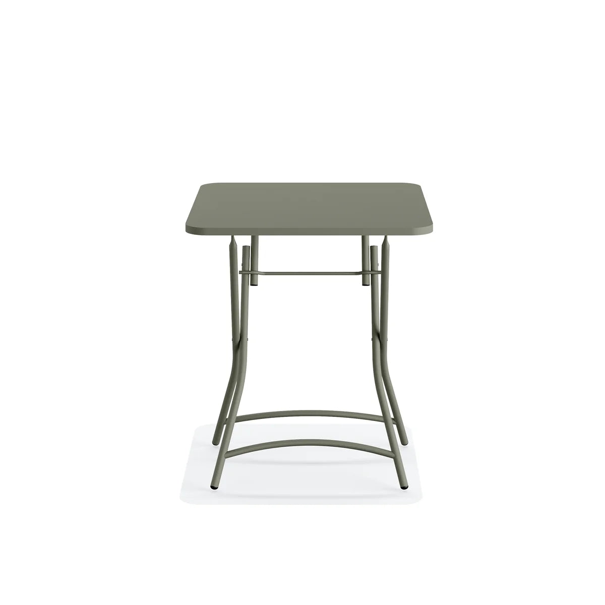 Feros Breeze Table de bistrot pliante en métal – vert