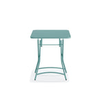 Feros Breeze Bistro Klapptisch Metall – Blau