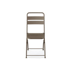 Feros Breeze Bistro Klappstuhl Metall – Cappuccino