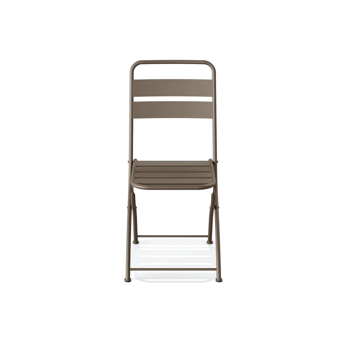 Feros Breeze Bistro Klappstuhl Metall – Cappuccino
