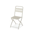Feros Breeze Bistro Klappstuhl Metall – Beige