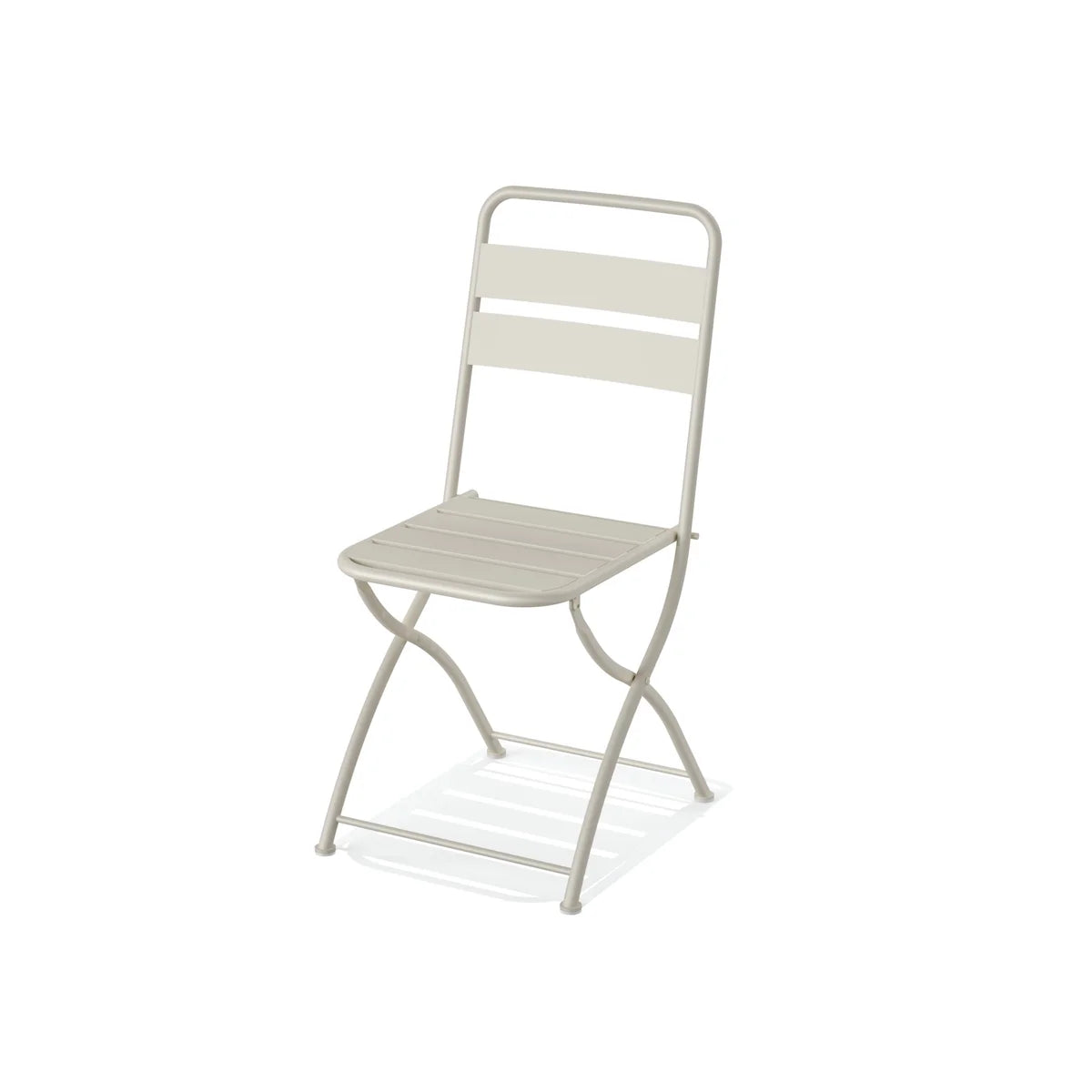 Feros Breeze Bistro Klappstuhl Metall – Beige