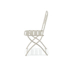 Feros Breeze Bistro Klappstuhl Metall – Beige