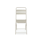 Feros Breeze Bistro Klappstuhl Metall – Beige