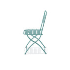 Feros Breeze Bistro Klappstuhl Metall – Blau