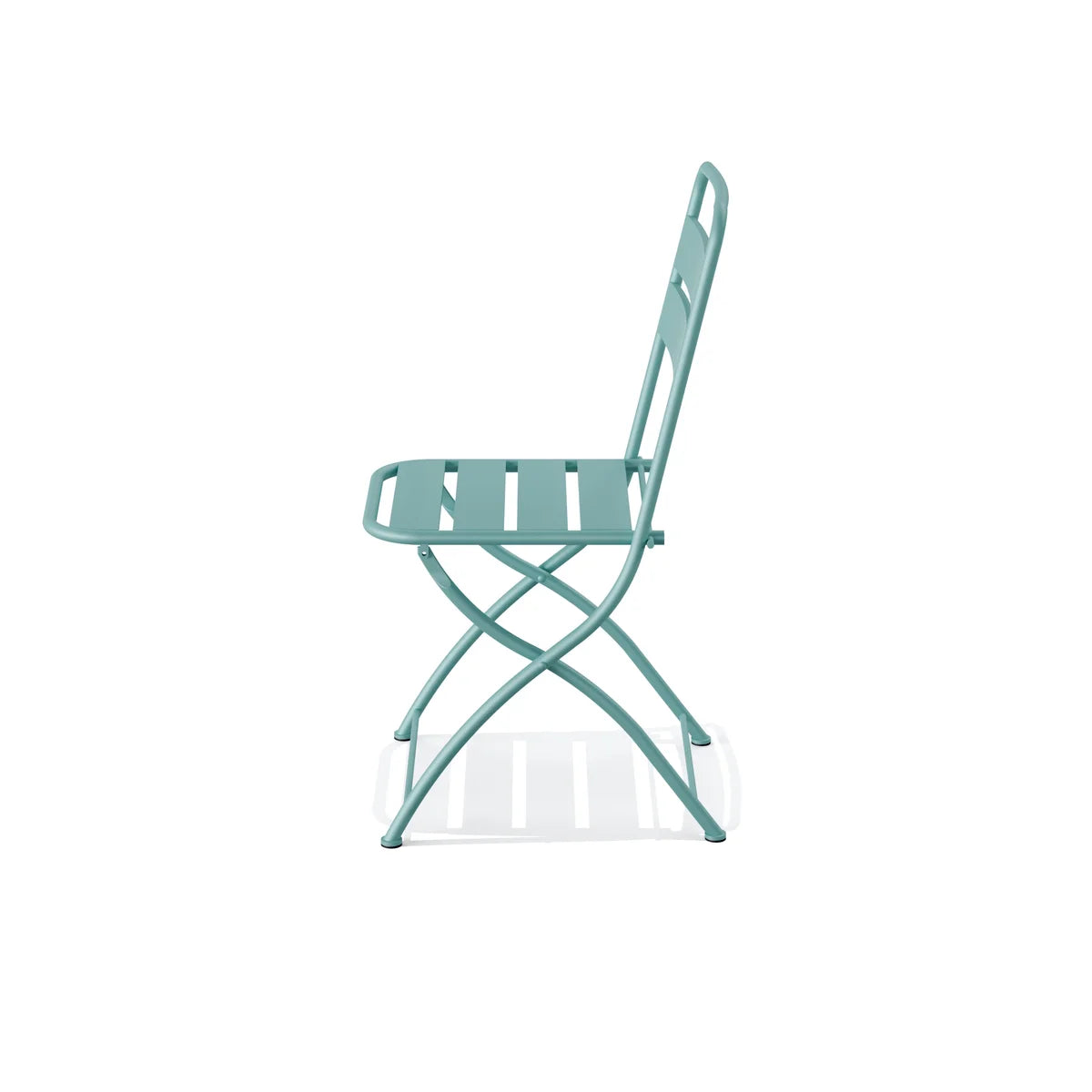 Feros Breeze Bistro Klappstuhl Metall – Blau