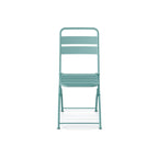 Feros Breeze Bistro Klappstuhl Metall – Blau