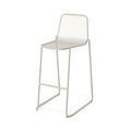 Feros Mase Barhocker Metall stapelbar – Beige