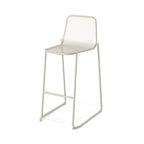 Feros Mase Barhocker Metall stapelbar – Beige