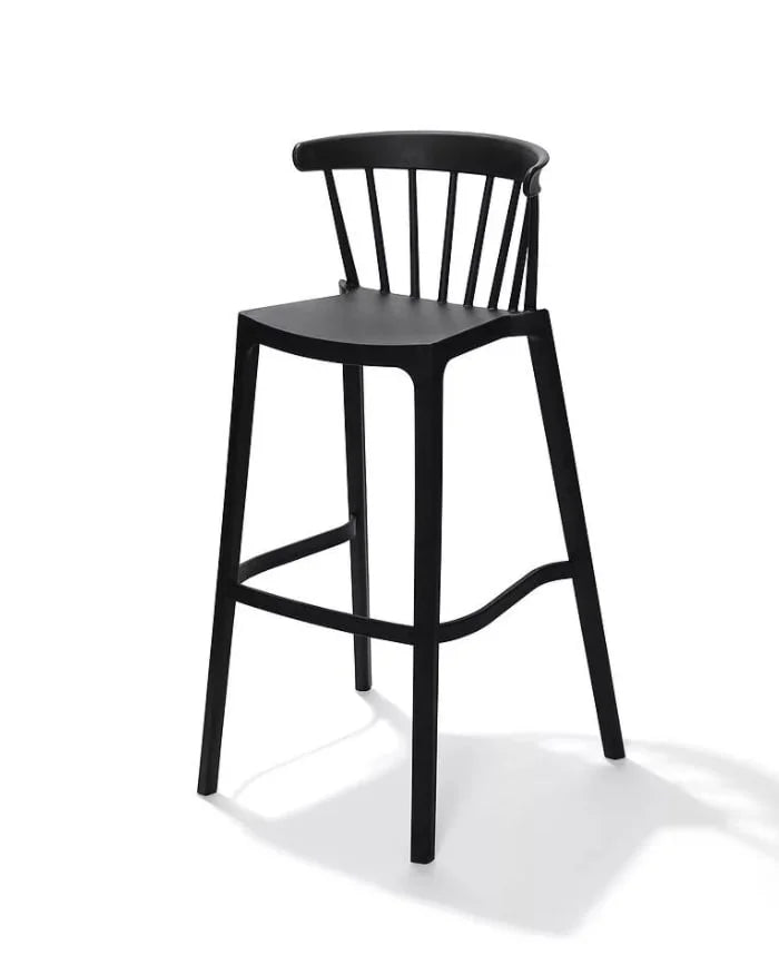 FEROS Windson Barhocker schwarz, Polypropylen, 560 x 550 x 1030 mm