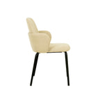 Chaise empilable Feros Paddy avec revêtement – beige