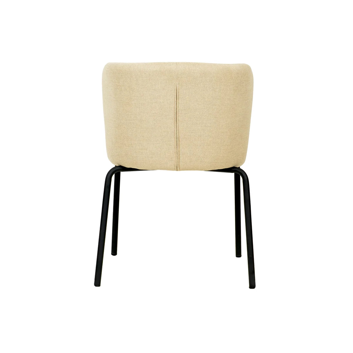 Feros Break Stapelstuhl mit Bezug – Beige