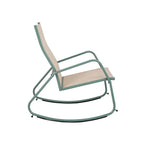 barths Brody Garten-Schaukelstuhl – Grün-Beige