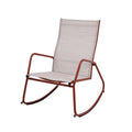 barths Fauteuil à bascule de jardin Brody – terracotta