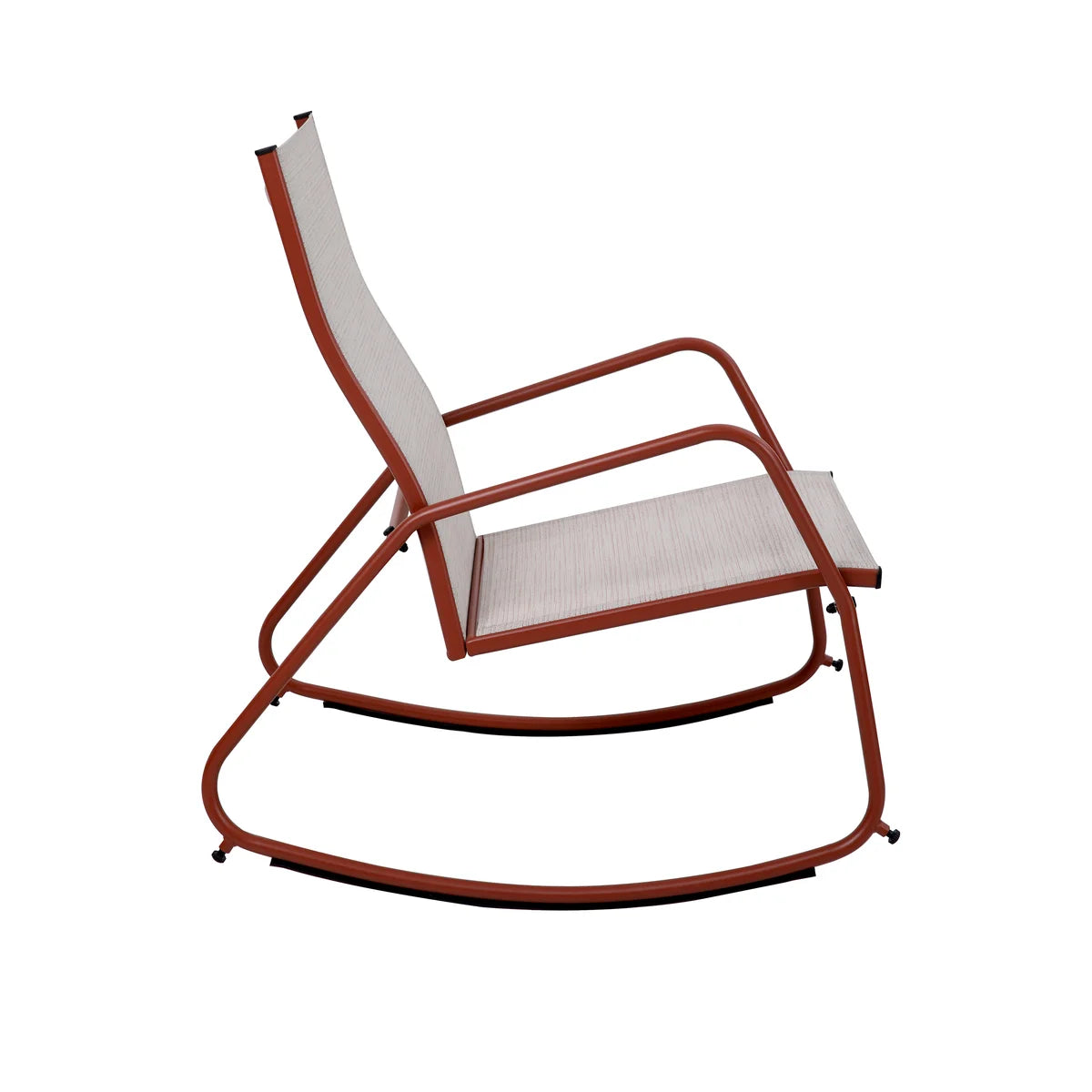 barths Fauteuil à bascule de jardin Brody – terracotta