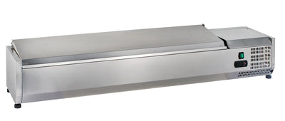 
Edelstahl-Kühlaufsatz ECO 5 x GN 1/4