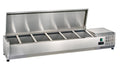 Vitrine réfrigérée de comptoir ECO 6 x GN 1/4 en inox