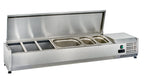 Vitrine réfrigérée de comptoir ECO 9 x GN 1/4 en inox