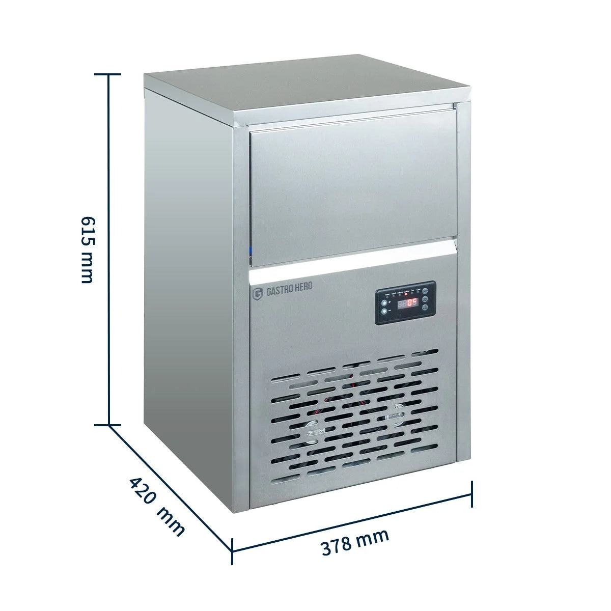 Vollwürfel Eisbereiter ECO 40 kg