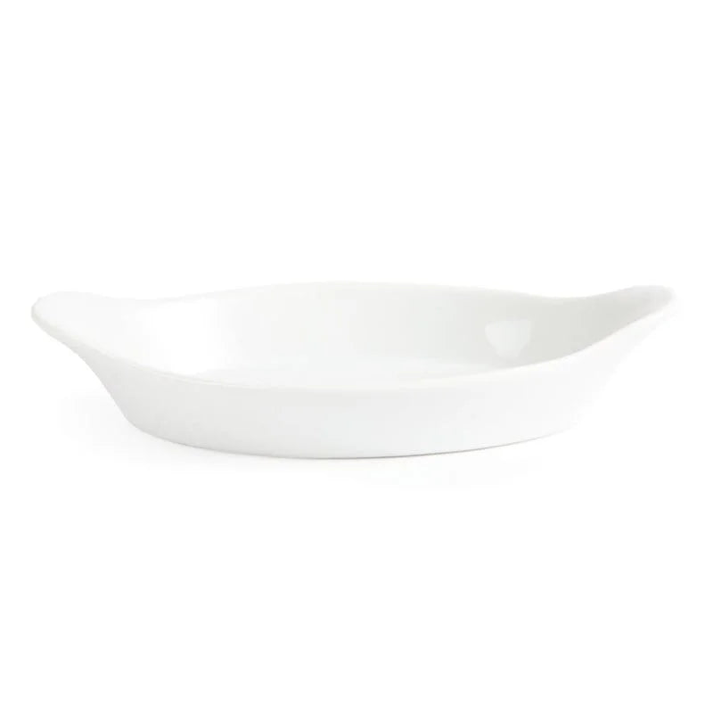 Olympia Whiteware ovale Gratinschalen weiß 290 x 166 mm - 6 Stk.