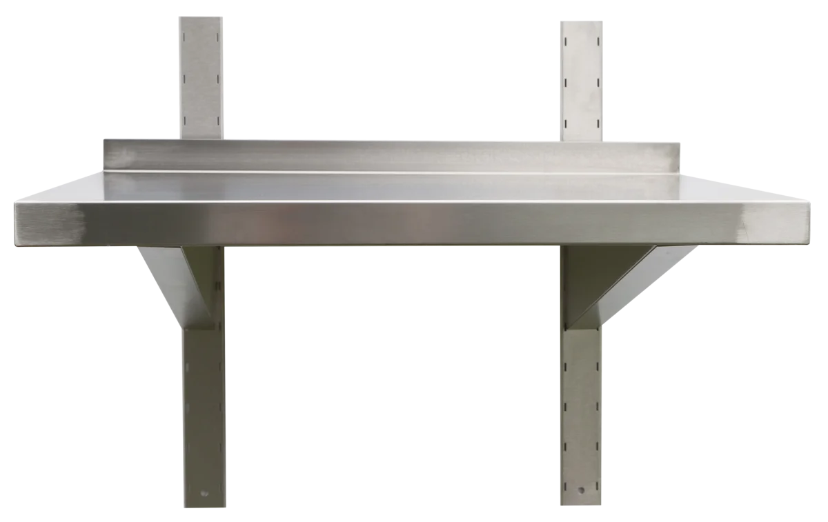 Edelstahl Wandbord  Profi 2000 x 400 x 40 mm