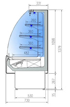 Wandkühlregal Profi 60