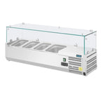 Polar Serie G Aufsatzkühlvitrine für 3x GN1/3 + 1x GN1/2