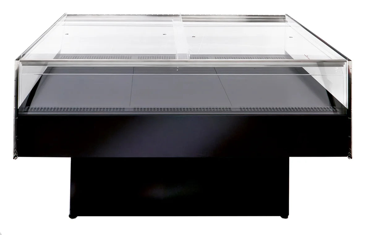 Îlot réfrigéré d’impulsion COOL-LINE FLATEY 1290 avec vitres coulissantes en plexiglas