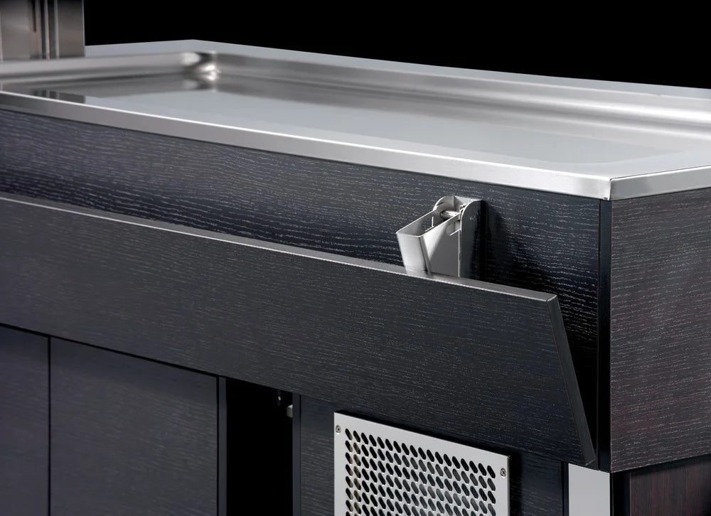 Nordcap glissière à plateaux longue, pour tous les modèles GN 3/1, coloris : HEMLOCK