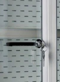 Nordcap Serrure (1 pièce), pour portes battantes en façade des séries ALASKA et ALASKA SLIM, 1 par porte