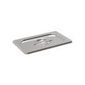 Rieber Edelstahl GN-Deckel GN 1/9 Standard mit Griffmulde, Mod. 191