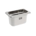 Rieber Bac GN en inox GN 1/9 - 100 mm, contenu : 0,7 litres, Mod. 19 100