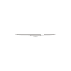 Rieber Couvercle GN en inox GN 1/2 avec encoche pour cuillère et poignée encastrée, Mod. 1211, A-L