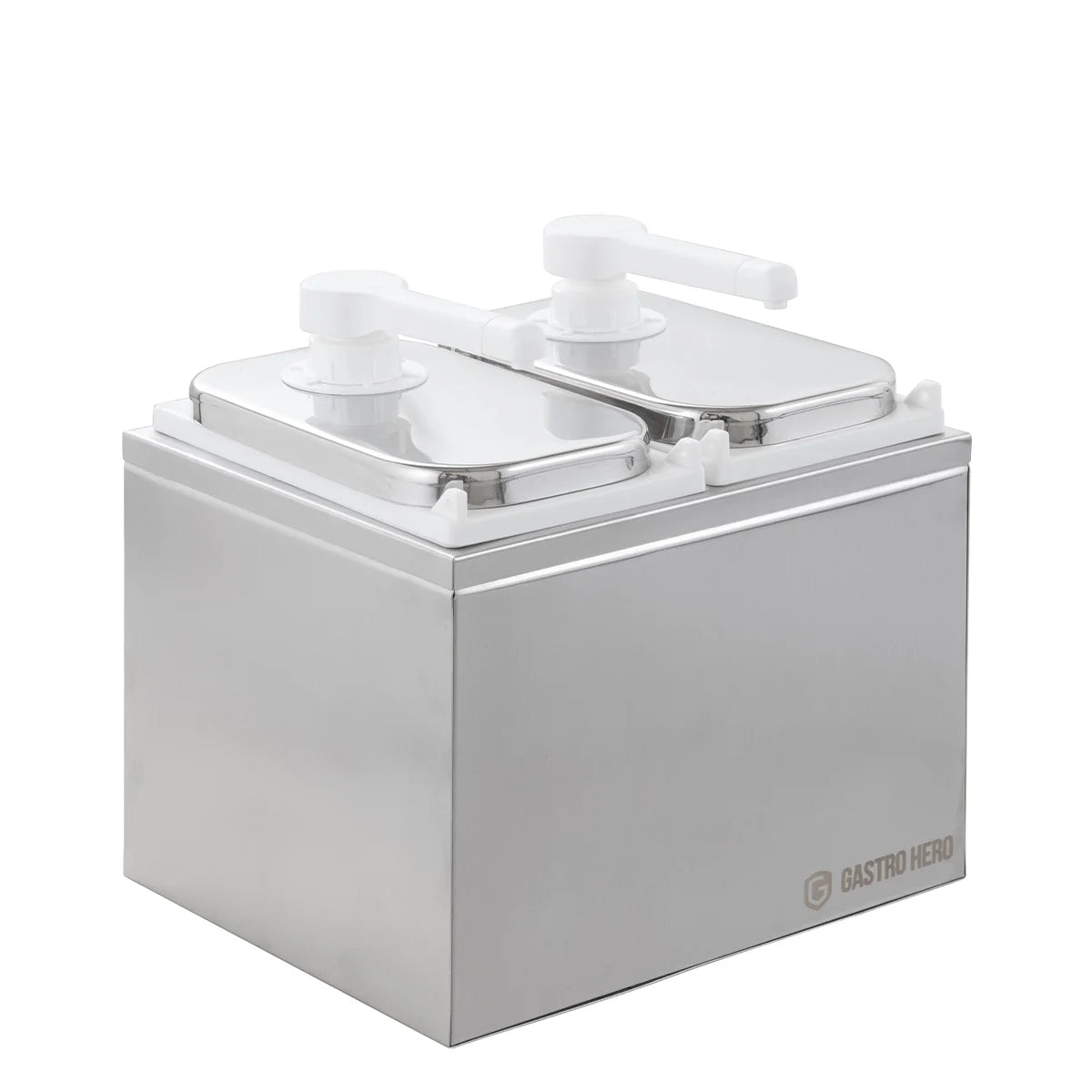 Distributeur de sauces - 2 x 2 litres - Pompe doseuse PP