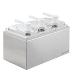 Saucenspender - 3 x 2 Liter - Dosierpumpe PP