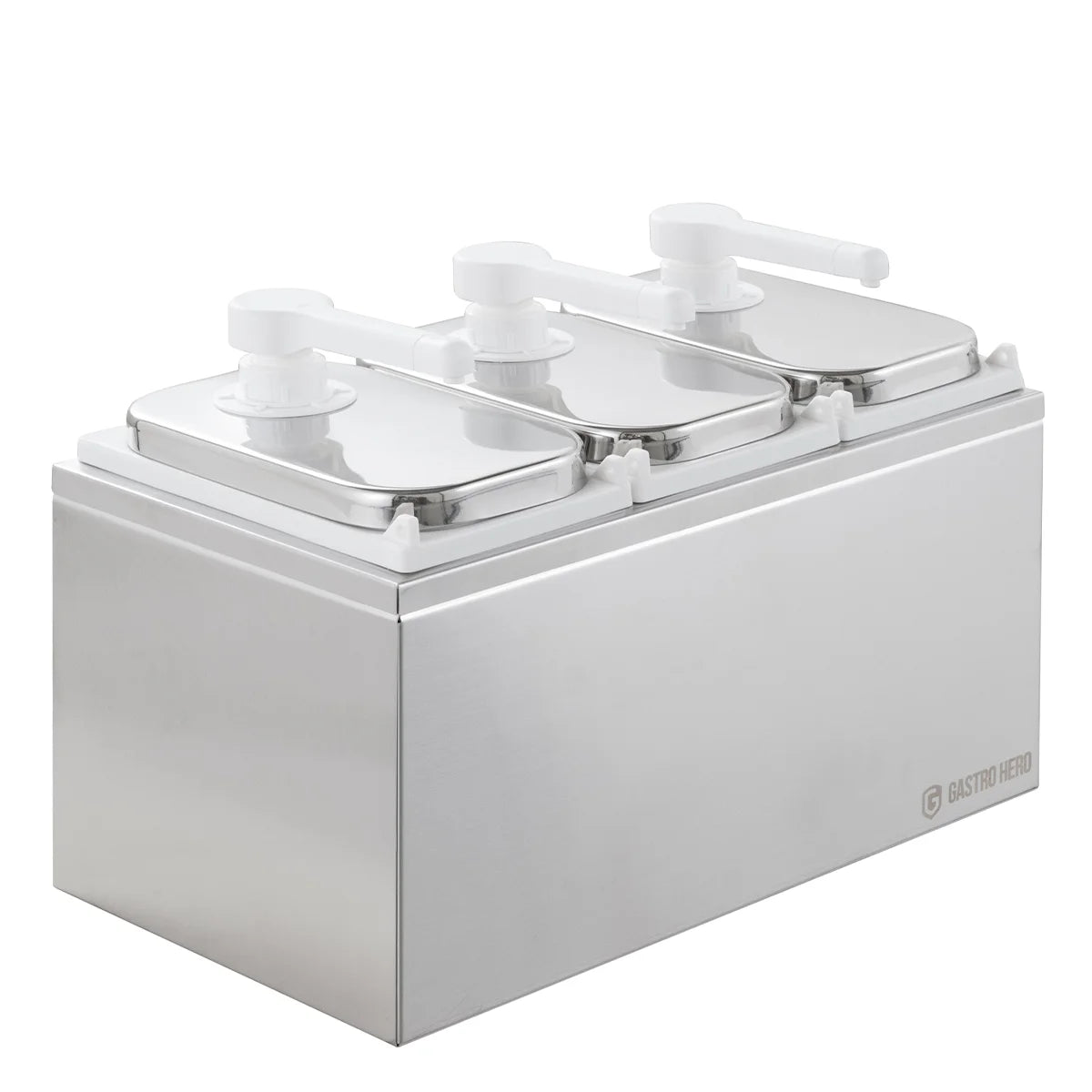 Saucenspender - 3 x 2 Liter - Dosierpumpe PP