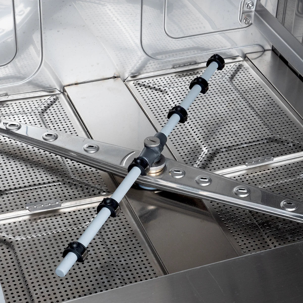 Lave-vaisselle HYPRO Digital 54 SLE panier 50x50 cm, avec doseur de détergent & de produit de rinçage, avec pompe de vidange & adoucisseur, pompe de surpression, Fabriqué en Europe, 400 V