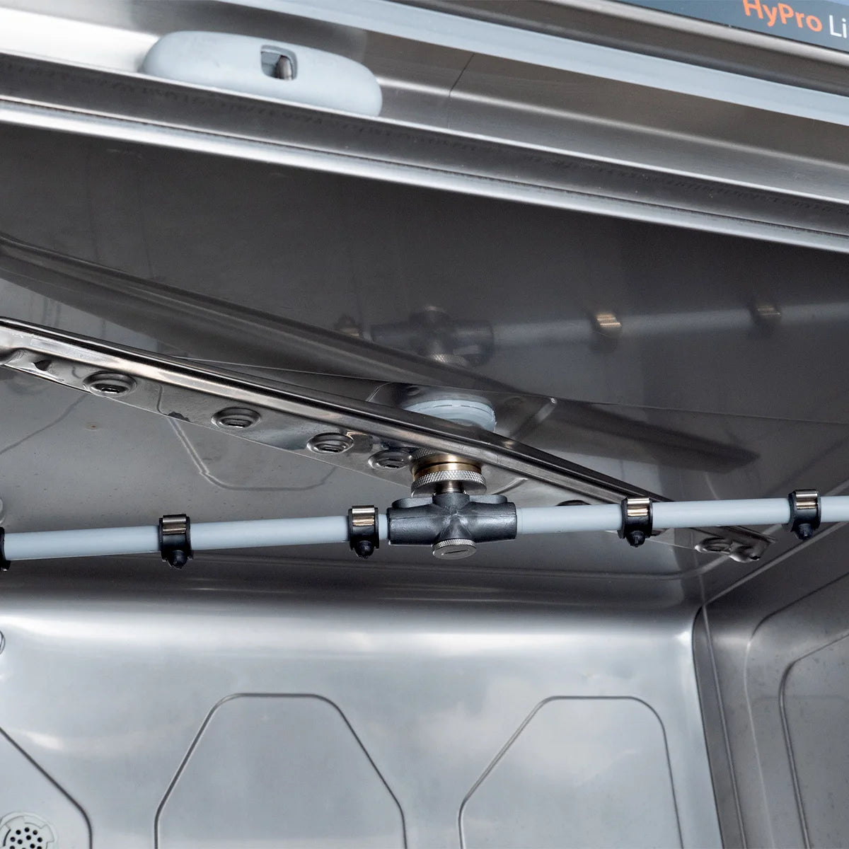 Lave-vaisselle HYPRO Digital 50 SL panier 50x50 cm, avec doseur de détergent & de produit de rinçage, avec pompe de vidange, pompe de surpression, Fabriqué en Europe, 230 V
