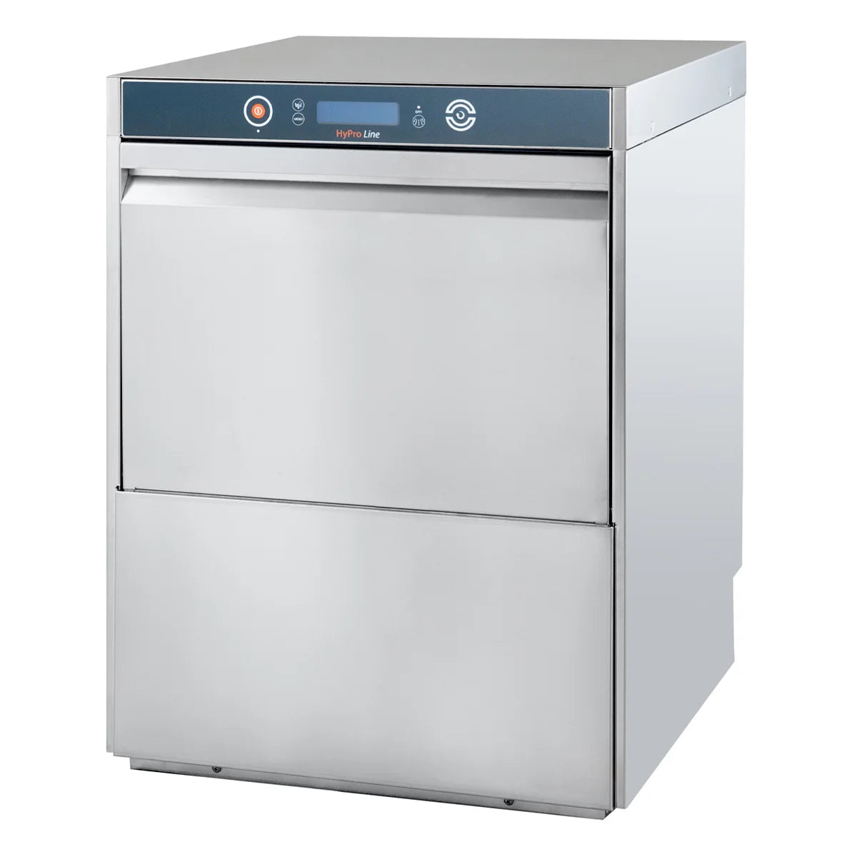 Geschirrspülmaschine HYPRO Digital 50 SLE 50x50 cm Korbmaß, mit Reiniger- & Klarspüldosierer, mit Ablaufpumpe & Enthärter,Drucksteigerungspumpe Made in Europe, 230 Volt