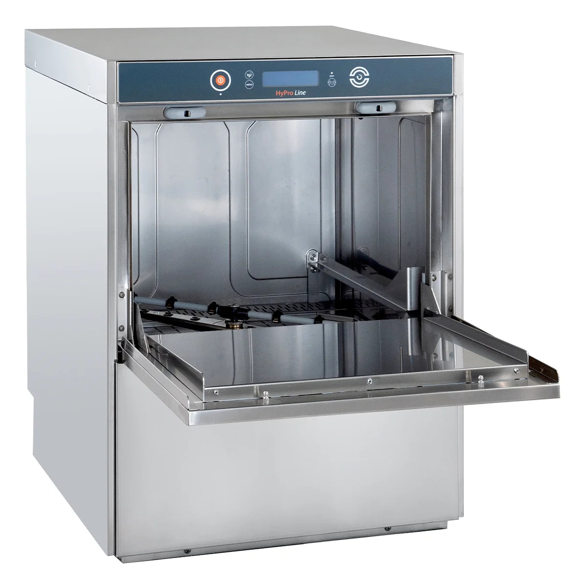 Geschirrspülmaschine HYPRO Digital 54 SL 50x50 cm Korbmaß, mit Reiniger- & Klarspüldosierer, mit Ablaufpumpe, Drucksteigerungspumpe Made in Europe, 400 Volt