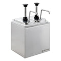 Distributeur de sauces - 2 x 3 litres - Pompe doseuse en acier inoxydable