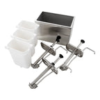 Distributeur de sauces - 3 x 3 litres - Pompe doseuse en acier inoxydable