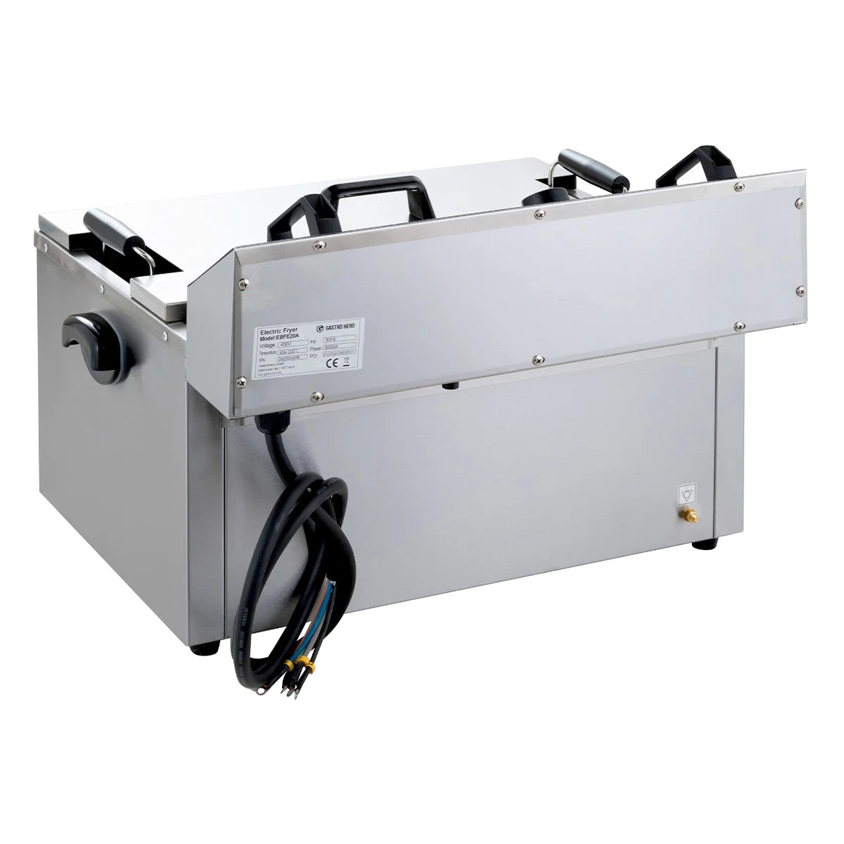 Elektro Backwaren-Fritteuse - 20,4 Liter - 5 kW - mit Ablasshahn