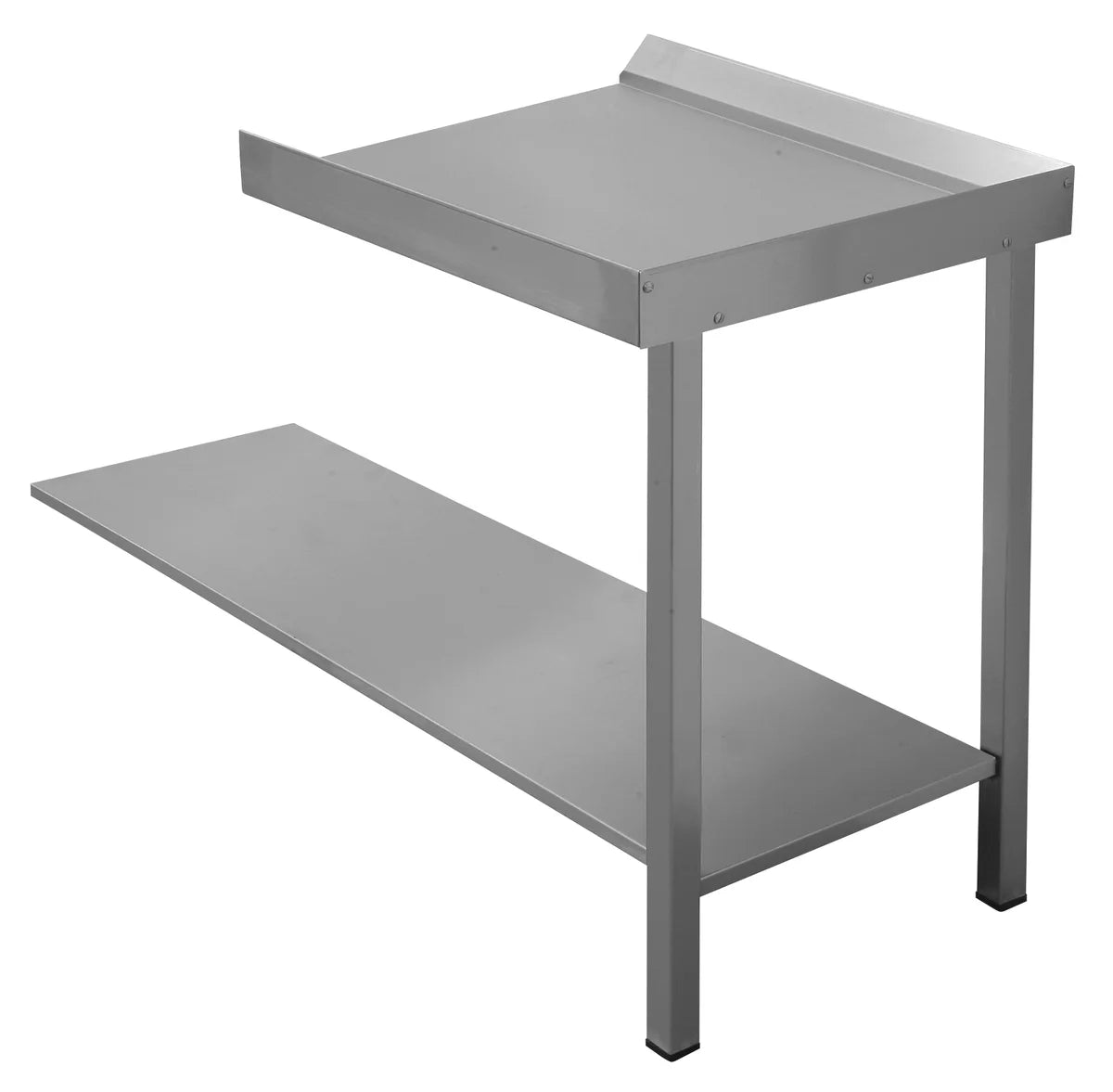 Ablauftisch für Korbtransportspülmaschine mit Trockeneinheit 70x60x85cm