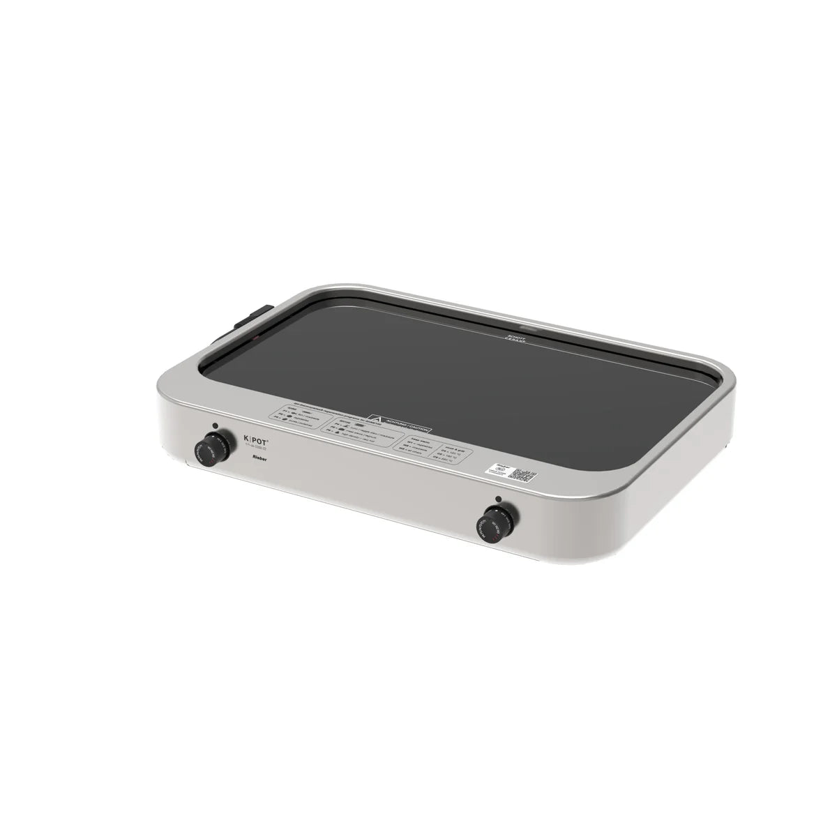 Rieber Cerankochfeld K-POT 1/1-ck-2200-2Z silber