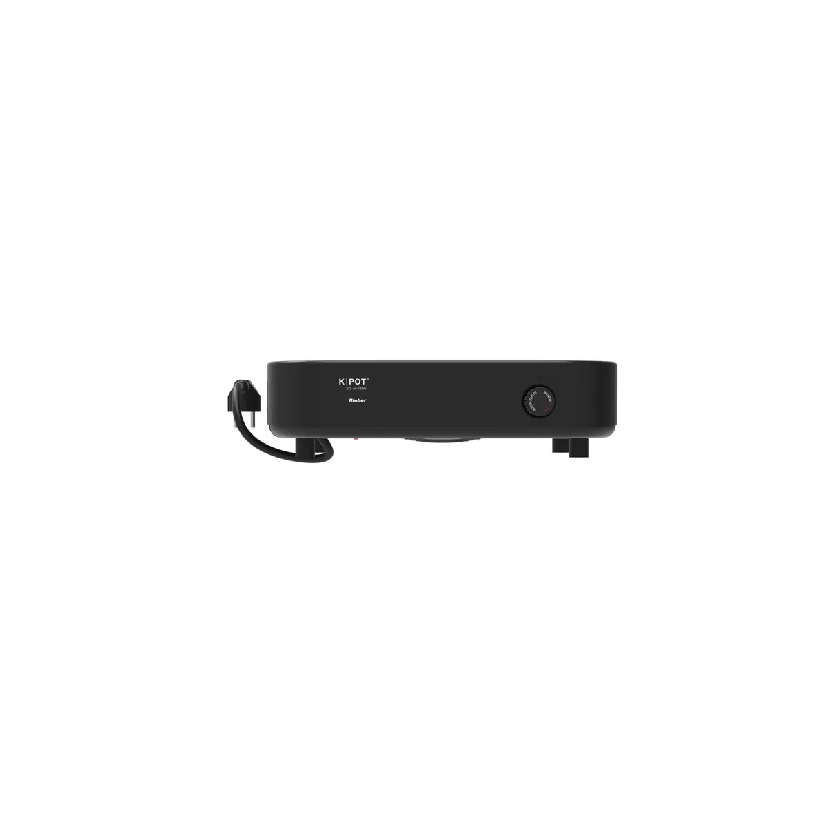 Rieber plaque de cuisson vitrocéramique K-POT 2/3-ck-1600 noire
