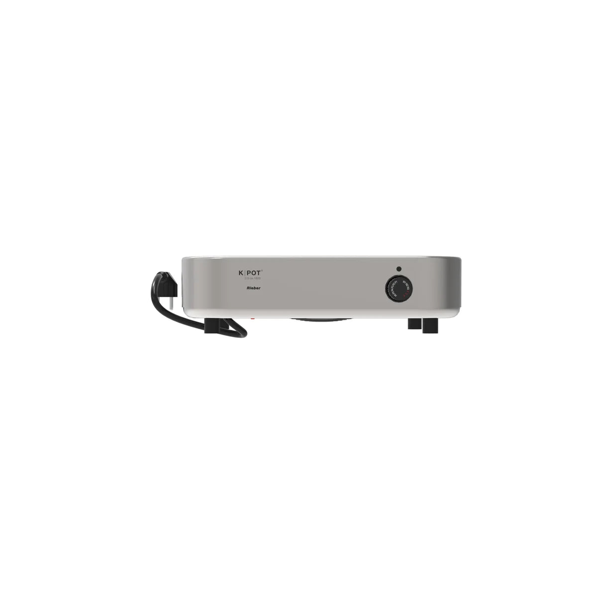 Rieber plaque de cuisson vitrocéramique K-POT 2/3-ck-1600 argent