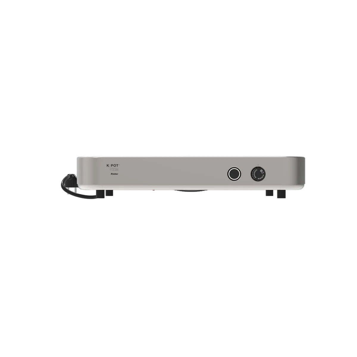 Rieber Digitale & App-gesteuerte Catering-Küche mit Cerankochfeld K-POT CONNECT 1/1-ck-2200 silber