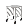 Rieber GN-Regalwagen 2/1 mit Abdeckung und einseitiger Sperre