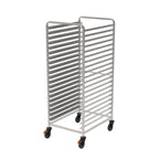 Rieber chariot à grilles avec roulettes pare-chocs – norme boulanger 800x600 mm